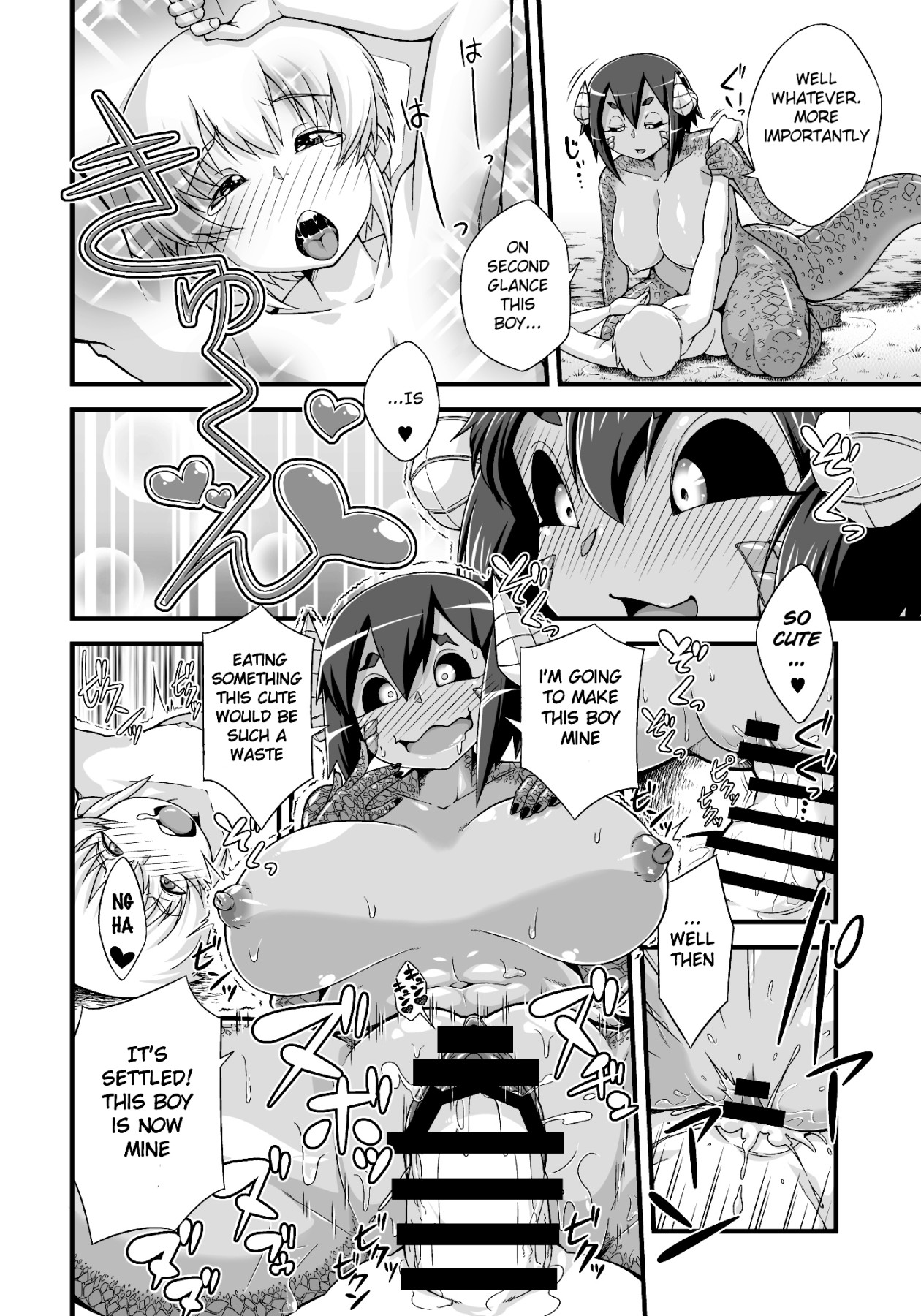 Hentai Manga Comic-A Monster Girl Started Clinging To Me! 1-Read-7